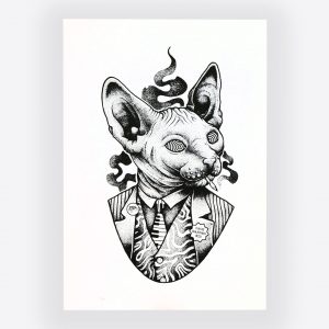 Cack Handed Kid - Aristacat Screen Print