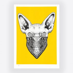 Cack Handed Kid - ACAB Cat Riso